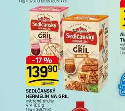 Flop SEDLČANSKÝ HERMELÍN NA GRIL vybrané druhy nabídka