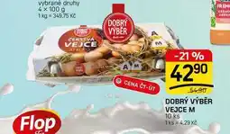Flop DOBRÝ VÝBĚR VEJCE M 10 ks nabídka