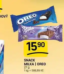 Flop SNACK MILKA | OREO nabídka