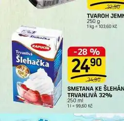 Flop SMETANA KE ŠLEHÁN TRVANLIVÁ 32% nabídka