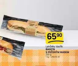 Flop BAGETA S PEČENÝM MASEM nabídka