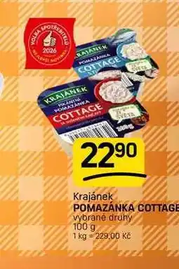 Flop POMAZÁNKA COTTAGE vybrané druhy nabídka