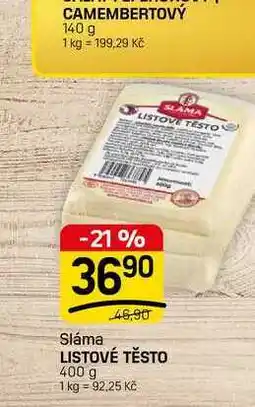 Flop LISTOVÉ TĚSTO nabídka