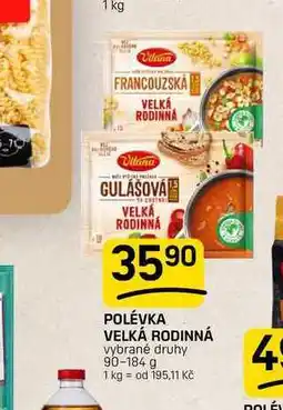 Flop VELKÁ RODINNÁ vybrané druhy nabídka
