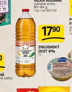Flop ZNOJEMSKÝ OCET 8% nabídka