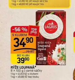 Flop RÝŽE LOUPANÁ* 8 x 100 g | varné sáčky nabídka
