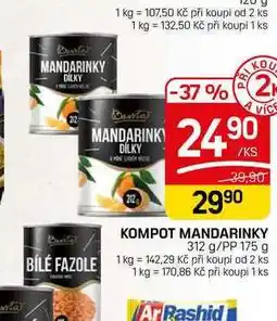 Flop KOMPOT MANDARINKY 312 g/PP 175 g nabídka