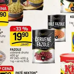 Flop FAZOLE vybrané druhy 400 g/ PP nabídka