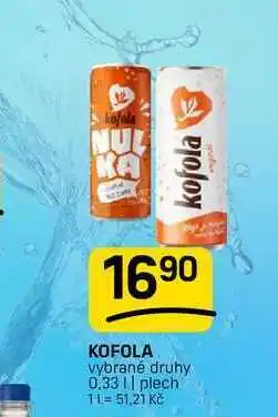 Flop KOFOLA vybrané druhy 0.33 | plech nabídka