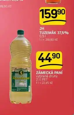 Flop ZÁMECKÁ PANÍ vybrané druhy 21 PET nabídka