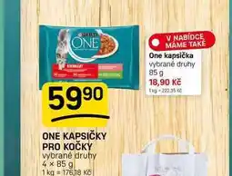Flop ONE KAPSIČKY PRO KOČKY vybrané druhy nabídka