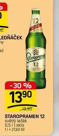 Flop STAROPRAMEN 12 světlý ležák nabídka