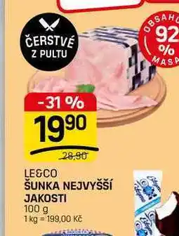 Flop ŠUNKA NEJVYŠŠÍ JAKOSTI nabídka