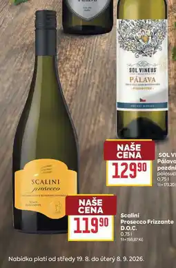 Billa Scalini Prosecco Frizzante D.O.C nabídka