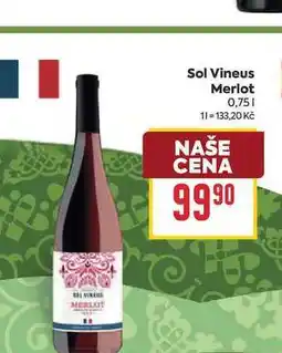 Billa Sol Vineus Merlot nabídka