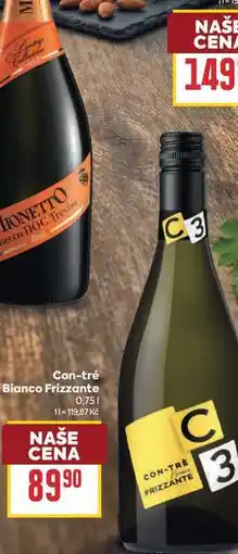 Billa Con-tré Bianco Frizzante nabídka