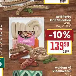 Billa Grill Party Grill Selection nabídka