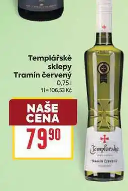 Billa Templářské sklepy Tramín červený nabídka