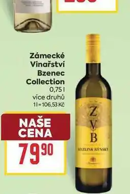Billa Zámecké Vinařství Bzenec Collection nabídka