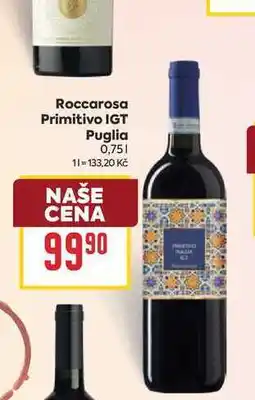 Billa Roccarosa Primitivo IGT Puglia 0,751 nabídka