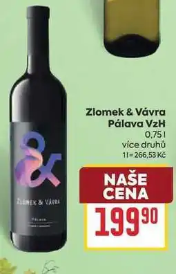 Billa Zlomek & Vávra Pálava VzH nabídka