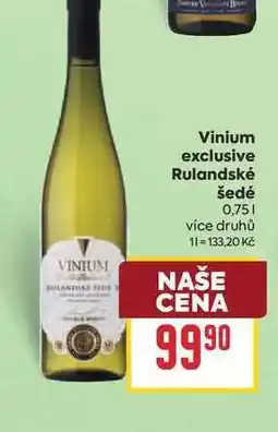 Billa Vinium exclusive Rulandské šedé nabídka