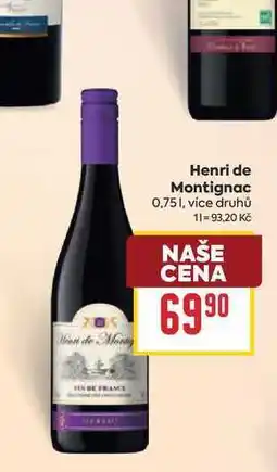 Billa Henri de Montignac 0,751 nabídka