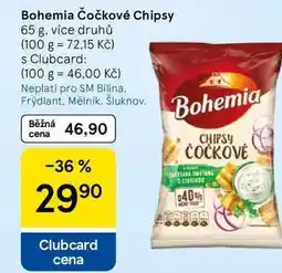 Tesco Bohemia Čočkové Chipsy, 65 g, více druhů nabídka