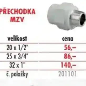 Uni Hobby Přechodka MZV nabídka