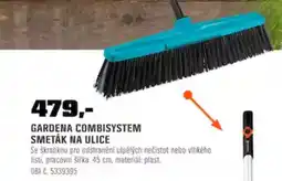 OBI Gardena combisystem smeták na ulice nabídka