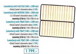 IDEA nábytek Lamelový rošt 7861 nabídka