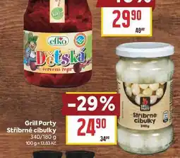 Billa Grill Party Stříbrné cibulky 340/180 g nabídka