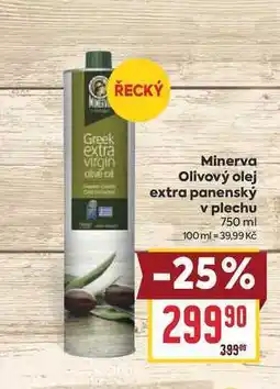 Billa Minerva Olivový olej extra panenský v plechu nabídka