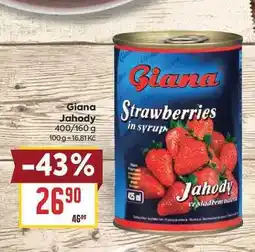 Billa Giana Jahody 400/160 g nabídka