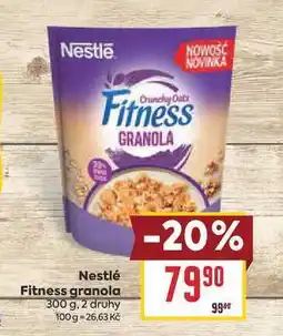 Billa Nestlé Fitness granola nabídka