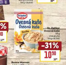 Billa Dr. Oetker Ovesná kaše nabídka