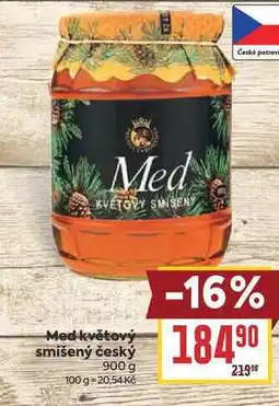 Billa Med květový smíšený český nabídka