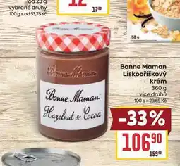 Billa Bonne Maman Lískooříškový krém nabídka
