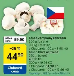 Tesco Tesco Žampiony zahradni, 500 g, balené nabídka