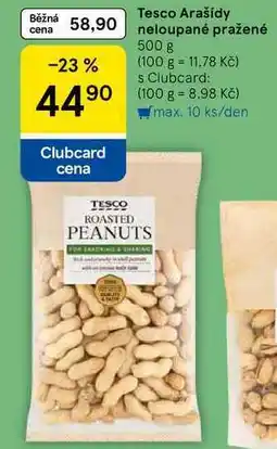 Tesco Tesco Arašidy neloupané pražené nabídka