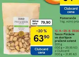 Tesco Tesco Pistácie ve skořápce pražené solené nabídka
