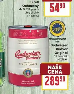 Billa Budweiser Budvar originál 5l, soudek nabídka