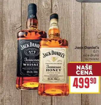 Billa Jack Daniel's nabídka