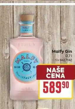 Billa Malfy Gin nabídka