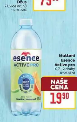 Billa Mattoni Esence Active pro nabídka