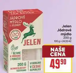 Billa Jelen Jádrové mýdlo nabídka