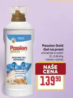 Billa Passion Gold Gel na prani universal a color nabídka
