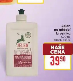 Billa Jelen na nádobí brusinka nabídka