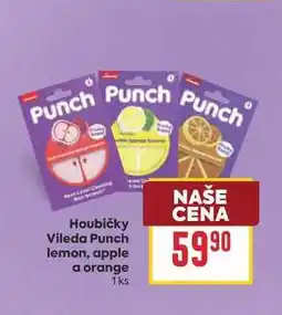 Billa Houbičky Vileda Punch lemon, apple a orange 1ks nabídka