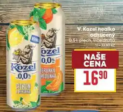 Billa V. Kozel nealko ochucený 0,51, plech nabídka